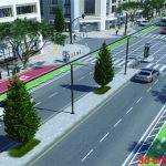 طراحی خیابان کامل شهری (36 متری)
